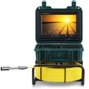 SYANSPAN Sewer Camera 9 Inch HD1080P Screen&16GB Video Recording
