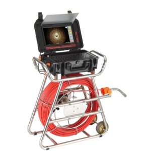 Sewer Pipe Inspection Camera 10.1&quote;HD1080P Touch Screen,SYANSPAN Industrial Endoscope 512Hz Sonde&Self-leveling