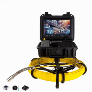Pipe Inspection Camera 9Inch 1080P Screen and Auto Self-Balancing 512HZ Sewer Pipeline Locator IP68 23MM with DVR Fuction