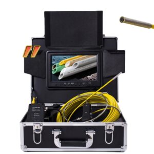 Pipe Inspection Camera 9 Inch HD1080P Monitor 6.5mm Sewer Pipeline Borescope, SYANSPAN 16GB DVR Video Drain Industrial Endoscope