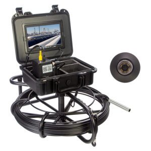 Drain Camera 9inch HD1080P Monitor 6.5mm Car Pipeline Endoscope Inspection, 16GB DVR Video Recording