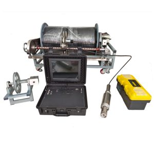Deep Well Camera With 73MM Panoramic Probe 12 Inch Industrial Control Monitor Electric Winch Automatic Cable Routing Used For Well inspection，underwater operations, diving exploration